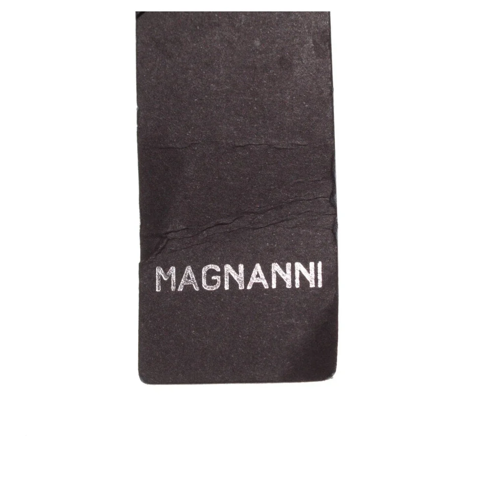 Magnanni NWT Classic Belt Size 44 US in Solid Blue Suede Leather Made in Spain